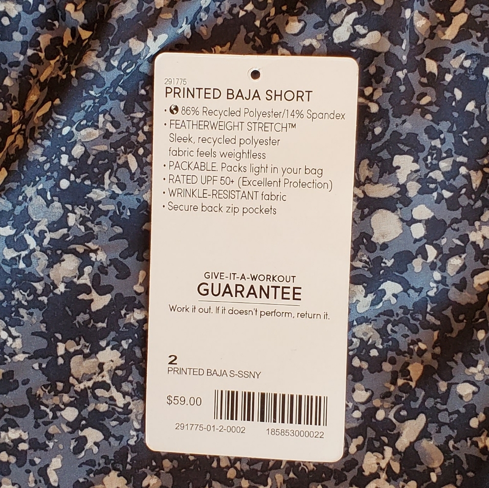 Athleta Printed Baja Shorts - Picture 2 of 5